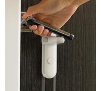 BABYGO Lot de 2 verrous de poignée de porte sans perçage | Convient aux enfants, aux bébés pour chambre à coucher et salle de bain, sécurité portable pour usage interne - Enfants, hôtels, voyages