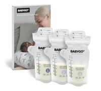 BABYGO Lot de 30 sacs de rangement jetables pour lait maternel Transparent