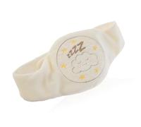 Babyjem - Ceinture blanche en noyaux de cerises - Idéale pour les maux de ventre et les ballonnements -, ajustable pour les bébés de 0 à 12 mois, garnissage naturel en noyaux de cerises, 100% coton,