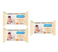 Babyl Lingettes de soin Love - Lingettes de lotion à l'huile d'amande douce, avec extrait de sauge, sans alcool - Lot de 3 (3 x 80 lingettes) - Babylove