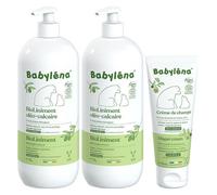 Babylena Duo Essentiel Change : Liniment Oléo-Calcaire Bio 2x1L + Crème Change Bio 75ml
