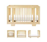 babyletto Yuzu - Berceau Convertible Toutes Les étapes, midi, Berceau Pleine Grandeur en Blanc, certifié Greenguard Gold, Portable et réglable avec Kits de Conversion et Coussinets Inclus