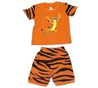 Babylike Pyjama ete Garcon, Pyjama Court de Dinosaure Lune Tracteur etc. Pyjama Deux-pièce, graçons et Filles, 100% de Coton (Groupe d’âge : 2-11 Ans)