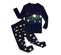 Babylike “ Vaisseau Spatial ”Pyjama Deux-pièce, graçons et Filles, 100% de Coton (Groupe d’âge : 2-11 Ans)(multicolor2,9 Ans)
