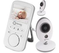 BABYLINE 5.1 Babyphone 1 écran + 2 caméras + appel vocal et berceuses Blanc, Blanc G