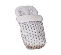 babyline Arrow - sac de chaise avec moufles, Unisexe, Couleur Gris