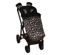 babyline Lovely Skull - sac de chaise avec maniques, Unisexe coloris : Noir