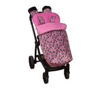 babyline Lovely Skull - sac de chaise avec moufles, Unisexe, Fuchsia