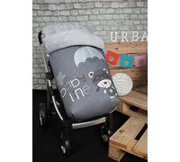 Babyline Paracaidista Chancelière polaire pour poussette Gris