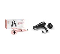 BaByliss Boucleur Automatique Curl Secret Rose Blush 2664PRE, 10.1x3.3cm & Sèche-cheveux Cordkeeper 2000 avec Technologie Ionique et Cordon Rétractable D373E, Noir