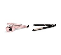 BaByliss Boucleur Automatique Curl Secret Rose Blush 2664PRE & Lisseur Super Smooth 235 avec Technologie Titanium-Céramique et Ionique avec mode protection de chaleur ST393E