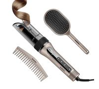 BaByliss Boucleur Automatique Style Secret Air, 25mm boucleur cheveux | Sans abîmer les cheveux, chaleur douce et flux d'air, 48 réglages, arrêt automatique, cheveux courts et longs, C6686U