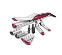 BaByliss Céramique Multi-Styler 10-1 Style Mix pour le volume, les boucles, les ondulations, les gaufres et le lissage MS22E Metal et Rose, taille unique
