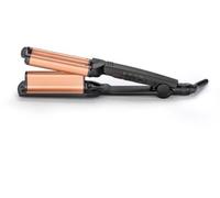 BaByliss Fer à onduler Deep Waves W2447E – Cylindre céramique, 3 réglages 160–200°C, Noir/Doré