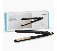 BaByliss Lisseur Cheveux Ceramic Straight - Multi-Voltage pour une utilisation dans le monde entier, Résultats soyeux, Tapis thermorésistant inclus, 2 réglages de température 200°C-230°C, Noir,ST089E