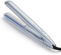BaByliss Lisseur Hydro-Fusion ST573E – Ionique double, Anti-frisottis, 5 températures, Bleu