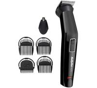 BABYLISS MT725E - Tondeuse multifonction 6 en 1 - Sans fil - 60min dautonomie - 2 accessoires interchangeables - Tetes lavables