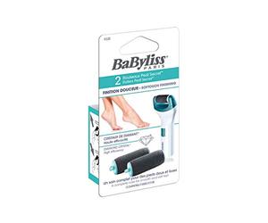 BaByliss Paris - F21E - Pack de 2 Rouleaux Exfoliants - Râpe à Pieds Electrique