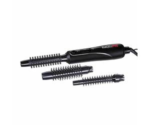 BaByliss PRO Brosse à Air Chaud Trio 3 Interchangeable Brosses BAB3400E