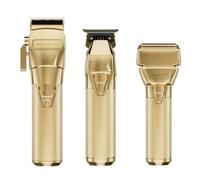 BaByliss PRO Fx Un Or Coupe-Ongles & Tailleur & Double Feuille Rasoir Set - Neuf