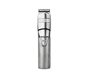 BaByliss PRO FX7880E - Tondeuse de Finition Professionnelle sans Fil - ChromFX - Réglable à 0 - Autonomie 2h - 2 Lames en Acier Japonais - Socle Chargeur
