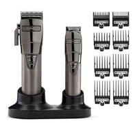 BaByliss Pro Tondeuse à cheveux et tondeuse sans fil Super Motor, lames en acier japonais, boîtier en métal filaire/sans fil