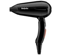 BaByliss Sèche-cheveux de voyage 5344U Travel Dry 2000. Un sèche-cheveux compact avec une poignée pliable mais avec toute la puissance et la performance d'un sèche-cheveux de taille normale. Double