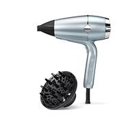 BaByliss Sèche-cheveux Hydro-Fusion 2100, brushing lisse, anti-frisottis ionique, buse et diffuseur de boucles