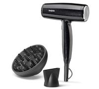 BaByliss Sèche-Cheveux Midnight Shine avec Diffuseur, Léger - Sèche-cheveux puissant et élégant de 2100W, Technologie ionique anti-frisottis, 3 températures & 2 vitesses, D590DE