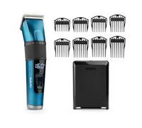 BaByliss Tondeuse cheveux avec lame en acier japonais - Batterie lithium, autonomie de 160 minutes, Charge complète en 3 heures, Étui de rangement rigide inclus, Noir, E990E