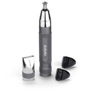 BaByliss Tondeuse de précision Super-X Metal E116E – 3-en-1 nez, oreilles, sourcils, 2 sabots
