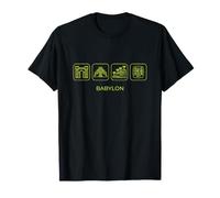 Babylon Irak Line Art Vacation Voyage T-Shirt