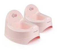 BABYLON Nautilus pot bebe toilette, antidérapant petit pot toilette bébé, wc enfant, anatomique pot bebe, pot pour enfants, petit pot bébé rose 2 pièce