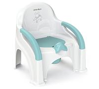 BABYLON Premier pot bebe toilette avec un couvercle, antidérapant petit pot toilette bébé, wc enfant avec bol amovible, anatomique pot bebe, pot pour enfants, blanc
