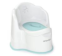 BABYLON Royal Pot Bébé Toilette Avec Couvercle - Antidérapant - WC Enfant Avec Bol Amovible - Anatomique - Gros Pour Enfants - Blanc