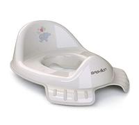 BABYLON Siège WC Flipper Pot Toilette Bébé Antidérapant - Abattant avec Poignée et Crochet - Lunette pour Enfant - Réducteur de Toilettes - Gris