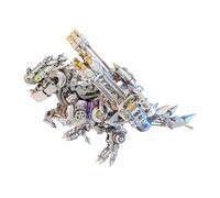 Babylong Mecha Dragon Puzzle 3D en métal pour adultes, kit de bricolage, 1350 pièces, modèle mécanique steampunk, décoration de bureau, cadeaux (avec énergie nucléaire)