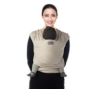 Babylonia Baby Carriers Écharpe de Portage Tricot et 100% Coton Biologique, Porte-Bébé de Naissance Jusqu'à 4 Ans, White Pepper