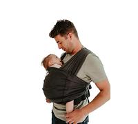 BABYLONIA Baby Carriers | porte-bébé | Porte-bébé nouveau-nés dès la naissance | porte-bébés | 100% coton biologique | Modèle BB EASY| Dark Grey