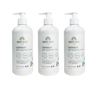 BABYLOU CARE Liniment Bébé 3x500 ml | Soin Nettoyant Change Bébé Peaux Sensibles | 100 % d'ingrédients d'origine naturelle & vegan, fabriqué en France | Protège, Nourrit & Apaise la peau fragile