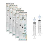 BABYLOU CARE | Seringues nasales pour bébé | Lot de 10 seringues | Nettoyage nez & irrigation nasale | Réutilisable et sans Bisphénol A | À partir de 4 mois