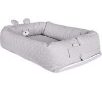 Babylounge 'roba Style' Avec Motif Tête De L'ourson - Réducteur Utilisable Aussi Pour Changer La Couche Ou Comme Berceau De Voyage - Gris