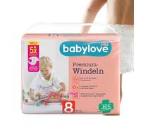 babylove Couches Premium Taille 8 XXL 18+ kg, 28 pièces