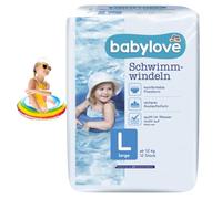 babylove Lot de 12 couches de bain taille L à partir de 12 kg