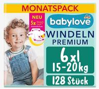 babylove Lot de 128 couches Premium Taille 6 XXL 15-20 kg