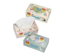 babylove Lot de 3 paquets de 150 lingettes sèches pour bébé - Triple couche - 450 lingettes