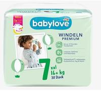 babylove Lot de 30 couches de qualité supérieure Taille 7 XXL 16+ kg