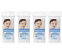 babylove Lot de 4 gants de toilette jetables (4 x 30 pièces)