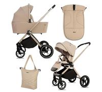 BabyLux® Poussette 2en1 GAVIA, Pliable Set De Poussettes Combinées Légères