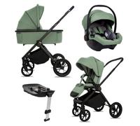 BabyLux® Poussette 4en1 BOLDO, Pliable Set De Poussettes Combinées Légères